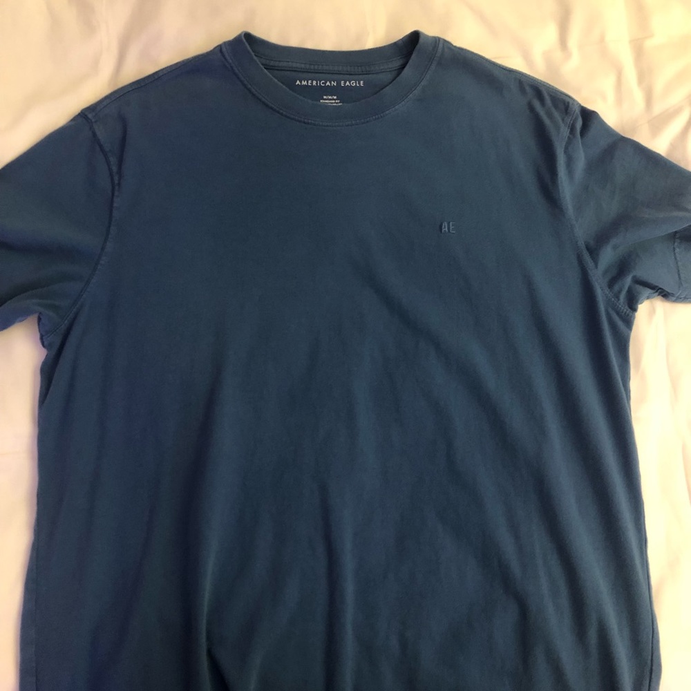 American Eagle Graphic T’s : Dark Green, Navy Blue